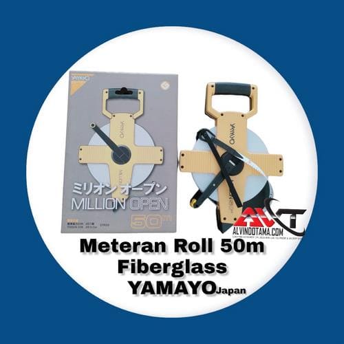 Meteran Roll 50m Fiberglass Yamayo